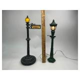 Possible Dreams Clothtique Collection Bourbon Street Light Pole & Regular Light Pole
