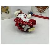 Grandma and Grandson Hallmark Ornament Collection with Possible Dreams Grandma Pie Onrament