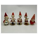 Vintage Christmas Figure Lot