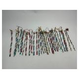 32 Vintage Christmas Tin Icicle Ornaments
