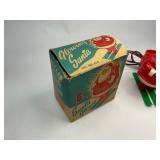 Rosbro Hard Plastic Skiing Santa Glows Light with Box