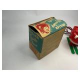 Rosbro Hard Plastic Skiing Santa Glows Light with Box