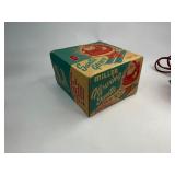 Rosbro Hard Plastic Skiing Santa Glows Light with Box