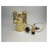 Vintage Christmas Angel Light Tree Topper
