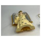 Vintage Christmas Angel Light Tree Topper