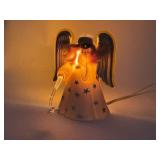 Vintage Christmas Angel Light Tree Topper
