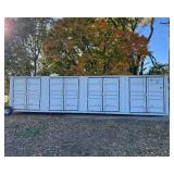MMPU1074642 // 40 Ft High Cube Sea Container with 4 Sets of Side Doors  **