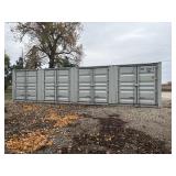 MPPU108008//Shipping Container with Two Double Side Doors, 40
