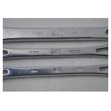 SK Ratcheting Combination Wrench Lot - 8mm, 10mm, 15mm