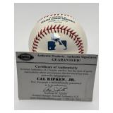 Cal Ripken Jr. Autograph Baseball Baltimore Orioles Legend and Hall of Famer HOF Authenticated Autograph