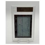 2018 Leaf Heroes of the Game Cut Signature Booby Doerr Baseball Hall of Famer Signed Autograph Check Authenticated by Leaf