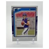 2024 Panini Donruss - Rated Rookie J.J. McCarthy Rookie RC Card Minnesota Vikings