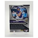 2024 Panini Prizm - T.J. Hockenson Lazer Prizm Minnesota Vikings Card