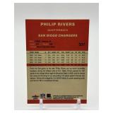 2004 Fleer Tradition Philip Rivers Rookie Card San Diego Chargers Legend