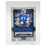 2022 Panini Contenders - Rookie of the Year Contenders Aidan Hutchinson Rookie Card Detroit Lions