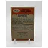 1955 Bowman - Dorne Dibble #4 Rookie Card Detroit Lions NFL Vintage Card