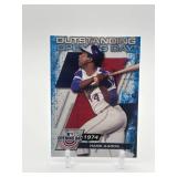 2021 Topps Opening Day Outstanding Opening Day Hank Aaron 1974-Style Insert