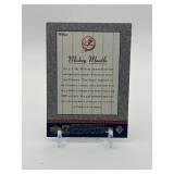 2001 Upper Deck - Pinstripe Exclusives Mickey Mantle Mickey Mantle New York Yankees
