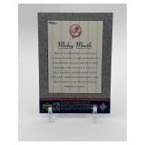 2001 Upper Deck - Pinstripe Exclusives Mickey Mantle Mickey Mantle New York Yankees