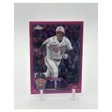 2023 Topps Chrome Update Series - Kyle Farmer Pink Refractor Minnesota Twins