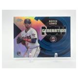 2022 Topps Chrome Update Series - Generation Now Chrome Royce Lewis Rookie Card Minnesota Twins