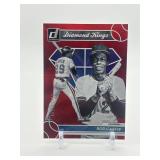 2023 Donruss Diamond Kings Red Parallel Rod Carew #’d 1525/2023 Minnesota Twins