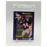 1999 Burger King Minnesota Vikings Card Pack Featuring Randy Moss