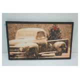 Canvas Print. Merry Christmas 20x12"