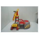 American Plastic Toys Build & Play Colossal Construction Zone Vehicle Play set with Vehicles & Accessories
