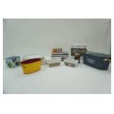 Royal Nordic Treasures Rose Pie Plate, Color Changing Clock, Non-Skid Storage Shelf and More