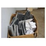 NEW Large Lot of Poly Shelving & 4" stackable legs