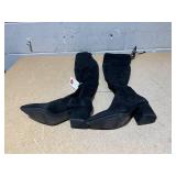 A NEW DAY Greta Tall Dress Boots Black Size 5