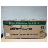 Holiday Time Prelit 850 LED Color-Changing Lights Woodlake Spruce Artificial Christmas Tree 9 ft