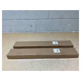 LOT OF 2 LazBlinds Cordless Cellular Shades, No Tools No Drill Honeycomb Shades Pleated Blinds for Windows, 24