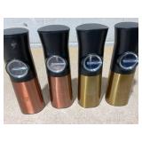 LOT OF 4 Wolfgang Puck Gravity Battery Operated Spice Mill