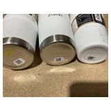 LOT OF 3 Assorted YETI White Tumblers
