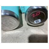 LOT OF 3 Assorted YETI Blue Tumblers