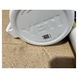 LOT OF 3 Assorted YETI White Tumblers