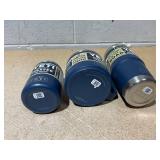LOT OF 3 Assorted YETI Blue Tumblers