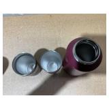 LOT OF 3 Assorted YETI Maroon Tumblers