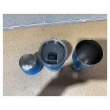 LOT OF 3 Assorted YETI Blue Tumblers
