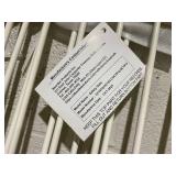 InnoTruth 29-39.6Baby Gate for Stairs,36" Extra Tall Dog Gate for The House,Dual-Lock Safety and One Hand Opening Design,Kid Gate for Doorways,Kitchen,Room,Wall-Friendly Pressure Mounted, Pure White