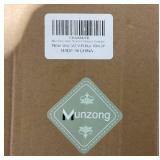 Munzong  16 Inch Angled Shower Grab Bar, Munzong 2 Pack Anti Slip Satin Brushed Nickel Bathroom Grab Bar, Knurled Bathroom Balance Bar,Safety Hand Rail Support Handicap Elderly Injury Senior Assist Ba