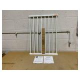 Regalo 2-in-1 Extra Wide Stairway and Hallway Walk ThroughBaby Safety Gate, Hardware Mounting, White 24"- 40.5"W x 28.75"(Pack of 1)