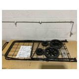 Whitmor Utility Shopping Cart - Durable Folding Design for Easy Storage