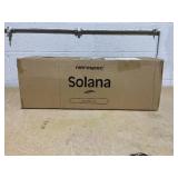 Retrospec Solana Yoga Mat 1" Thick With Nylon Strap For Men & Women - Non Slip Exercise Mat For Home Yoga