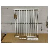 Munchkin® Extending XL Tall and Wide Baby Gate, Hardware Mounted Safety Gate for Stairs, Hallways and Doors, Extends 33" - 56" Wide, Metal, White