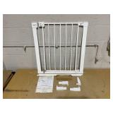 Safety 1st Easy Install Walk Thru Baby Gate for Doorway With Door, Dog Gates, Fits 29"-38", Easy Install 28" Tall, White