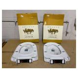 LOT OF 2 Golden Came Toilet Seats