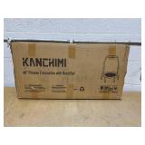 Kanchimi 40" Folding Mini Fitness Indoor Exercise Workout Rebounder Trampoline with Handle, Max Load 330lbs